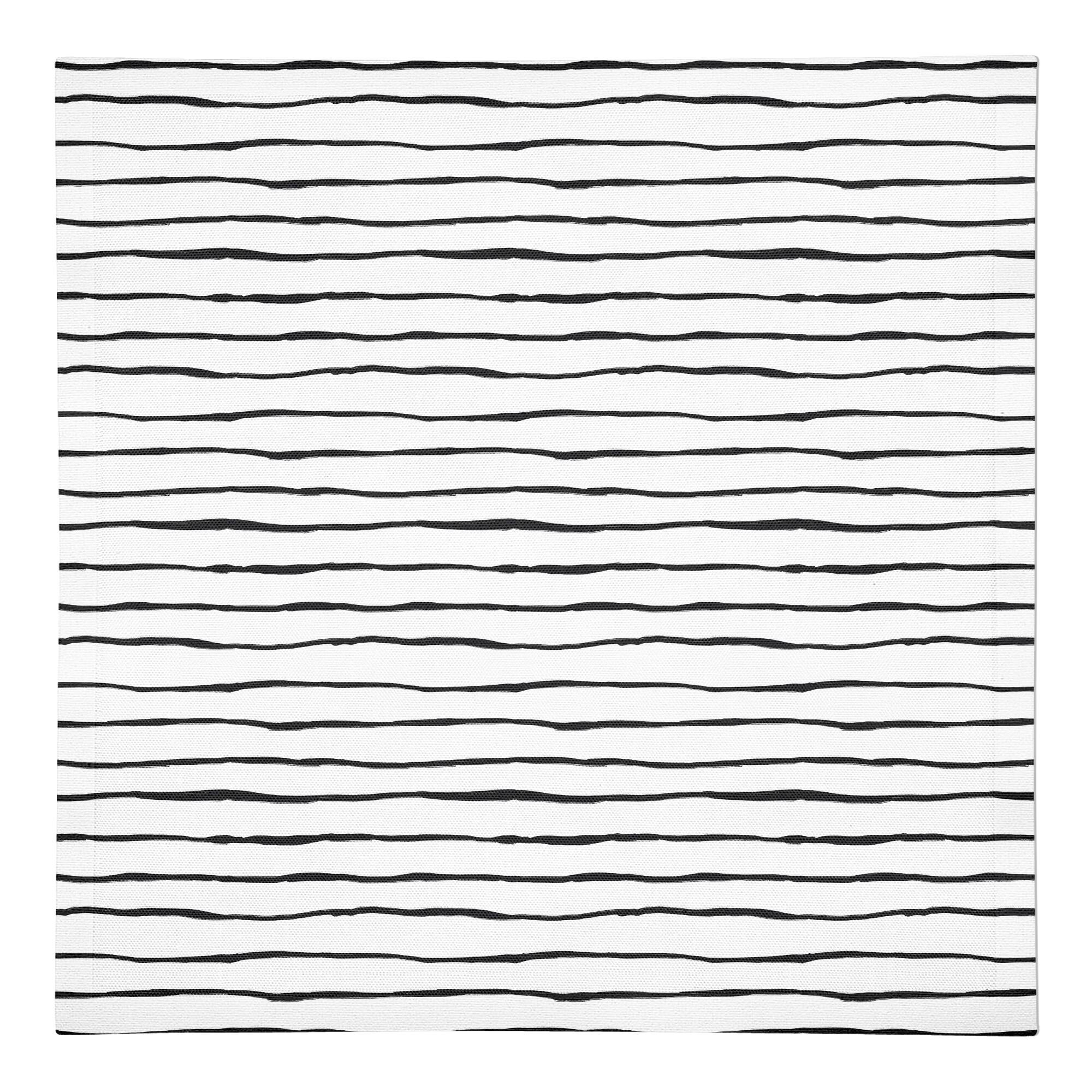 Painted Stripes 10" x 10" Cotton Twill Napkin
